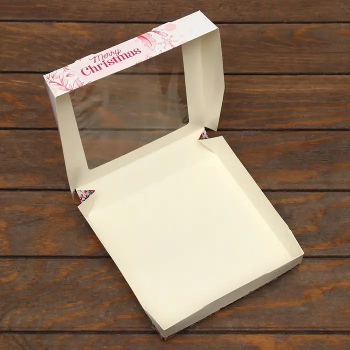 Коробка складная «Снежинка», 20×20×4 см Коробка складная «Снежинка», 20×20×4 см