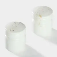 Набор для специй 2 пред Magistro "Церера" солонка, перечница, цвет бело-золотой Набор для специй 2 пред Magistro "Церера" солонка, перечница, цвет бело-золотой