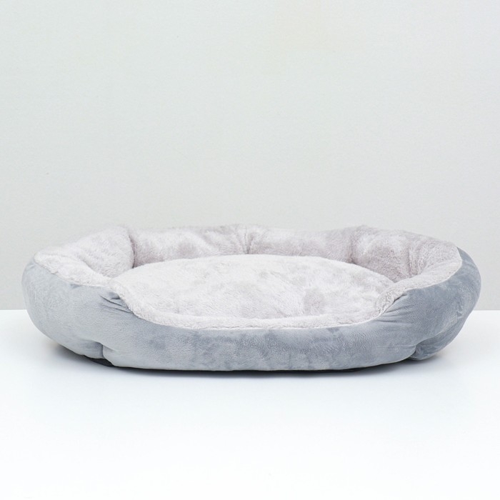 Лежанка для животных  Лежанка для животных "Кувшинка", 50 см, серая