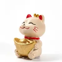 Фигурка &laquo;Манэки-нэко с монетой/слитком&raquo;, набор 4 шт. 3.7&times;3.7&times;5.3 см