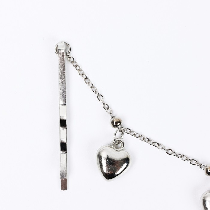 Невидимки с подвесом для волос новогодние «Время чудес» на Новый год, 17 см Невидимки с подвесом для волос новогодние «Время чудес» на Новый год, 17 см