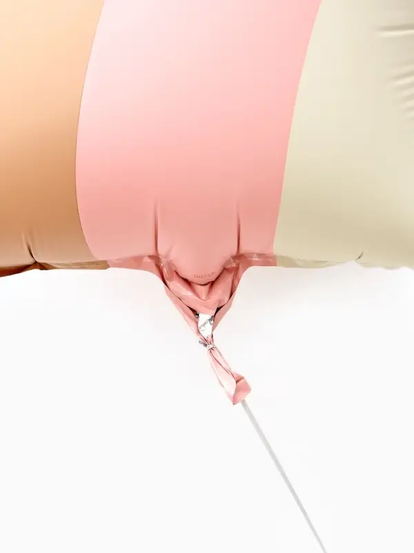 Воздушный шар фольгированный 32" "Радуга"  розовый сатин