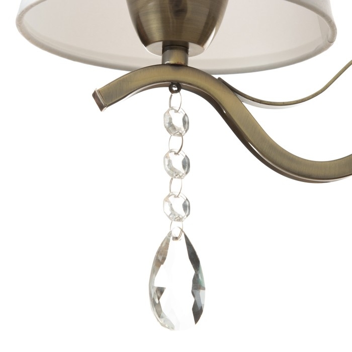 Бра "Жаклин" 1х40Вт E14 бронза 20х15х26 см.