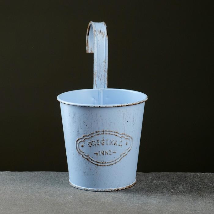 Кашпо подвесное «Ведерко Улла», 10×18 см, МИКС Кашпо подвесное «Ведерко Улла», 10×18 см, МИКС