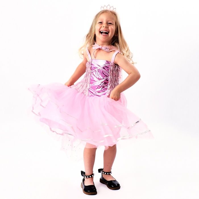 Карнавальный костюм  Карнавальный костюм "Красивая принцесса" рост 104-134 см, платье, накидка, ободок