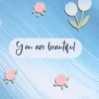 Бумага упаковочная крафт &laquo;Ты прекрасна&raquo;, 50&times;70 см