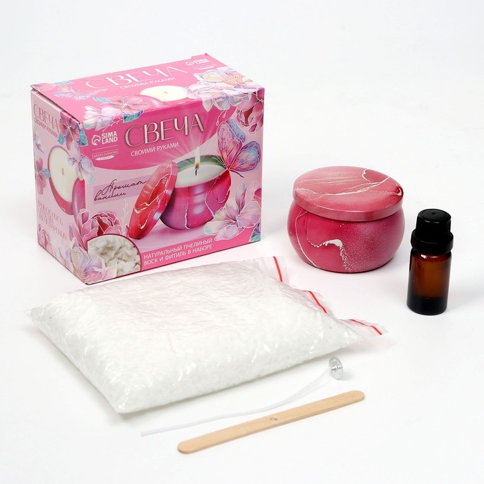 Свеча своими руками. Создание свечи «Vanilla», набор для творчества