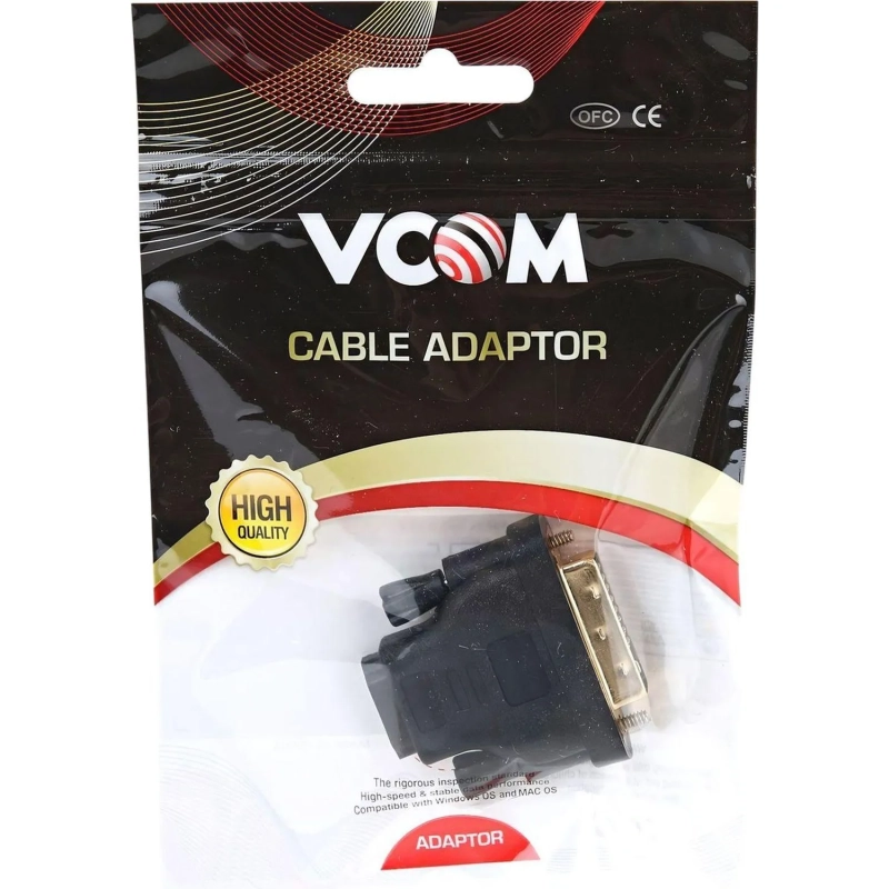 Переходник HDMI - DVI-D, F/M, 25 м, VCOM, VAD7818