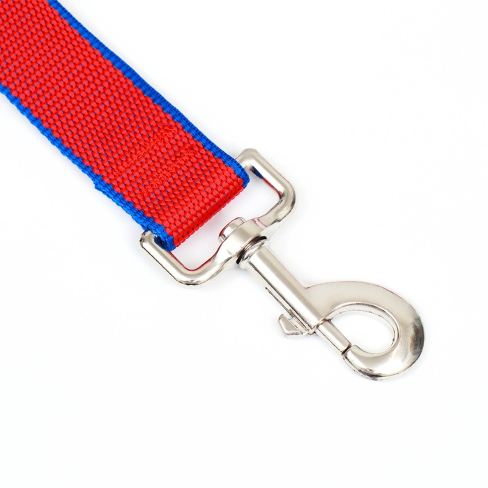 Поводок 5 м х 3 см, сине-красный Поводок 5 м х 3 см, сине-красный