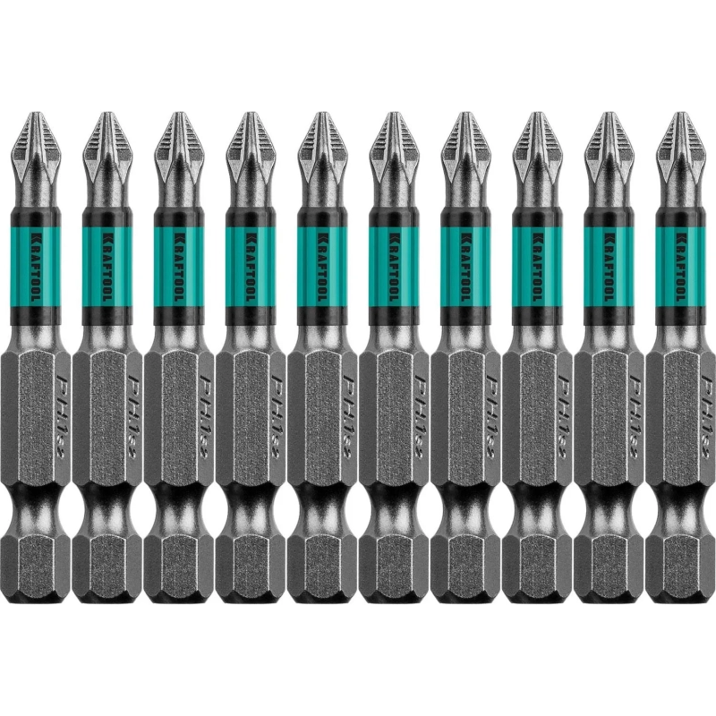 Бита KRAFTOOL Optimum Line PH1, 50 мм, тип E, 10 шт/уп (26122-1-50-10)