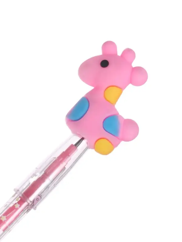 Карандаш-прикол секционный &laquo;Жираф&raquo;, НВ, розовая фигурка