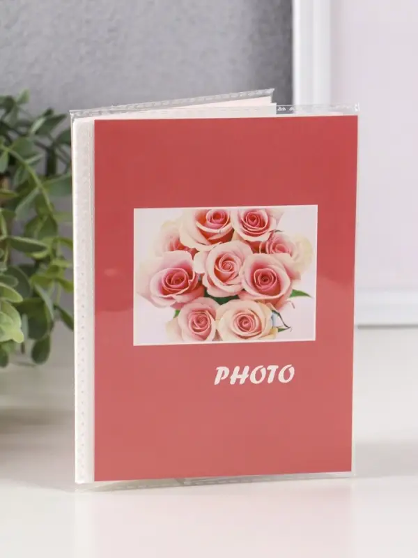 Фотоальбом 36 фото 10X15см, "Розы", ПП карм.,мягкая обложка