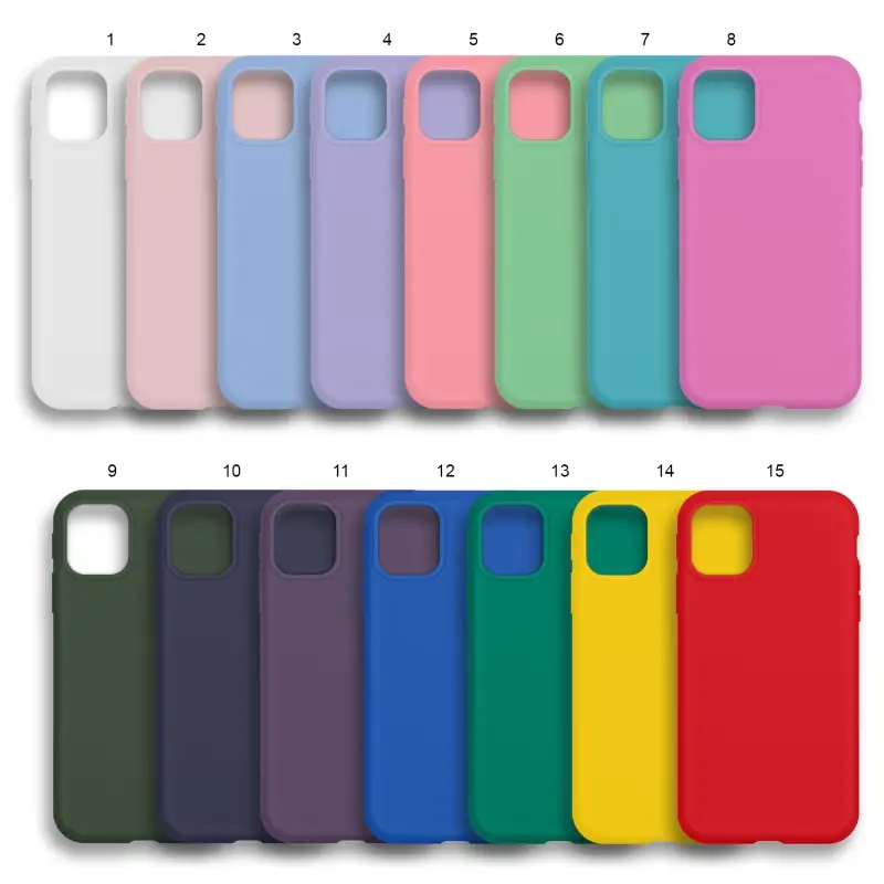 Чехол iPh 11 Pro matte 1.5mm цветные Чехол iPh 11 Pro matte 1.5mm цветные