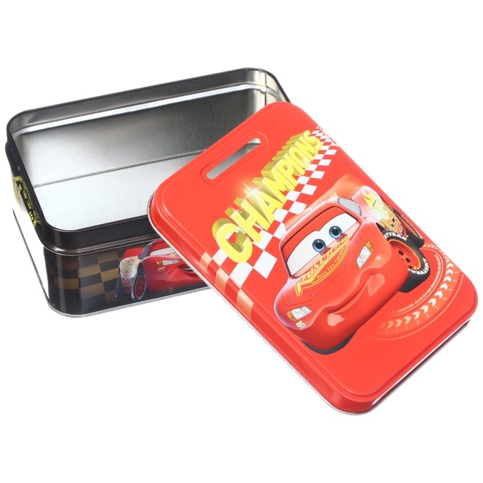 Копилка 14х10х5.8 см, металл, Тачки Копилка 14х10х5.8 см, металл, Тачки