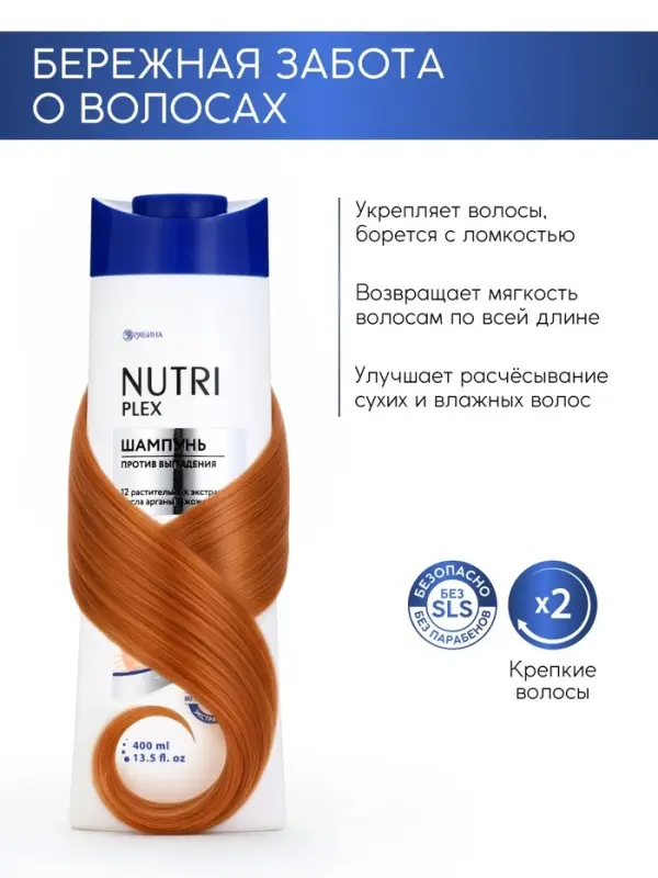 Шампунь для волос &laquo;Против выпадения&raquo;, 400 мл, BONAMI