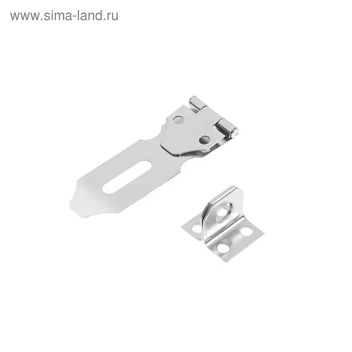 Накладка с проушиной для навесного замка, 55 мм, нержавеющая сталь Накладка с проушиной для навесного замка, 55 мм, нержавеющая сталь