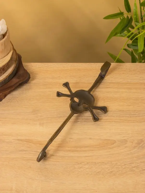 Крючок настенный &laquo;Пиратский&raquo;, 33&times;13.5&times;6 см, алюминий