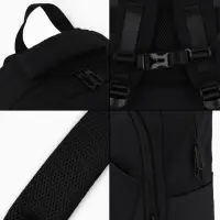 Рюкзак, 27*13*38,5 см, 2 отд 3н/карм, Комби, Водонепрон. дно, черный