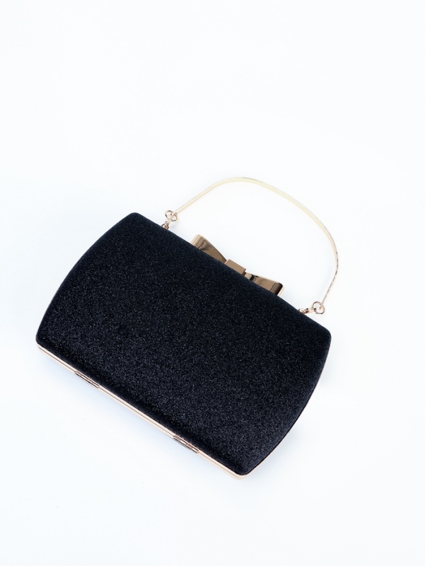 Сумка жен, 18.5*4.5*12 см, отд на фермуаре, цепь, ручка, черный Сумка жен, 18.5*4.5*12 см, отд на фермуаре, цепь, ручка, черный