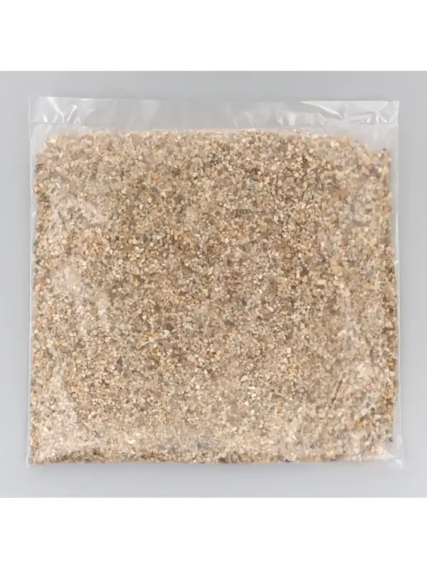 Речной песок  Речной песок "Рецепты дедушки Никиты", сухой, фр 1,6-2,5, крошка, 0,5 кг