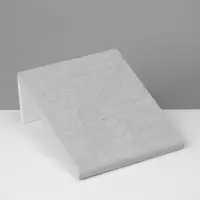 Подставка под кольца QF, 50 мест, флок, 20&times;10&times;25 см, серая