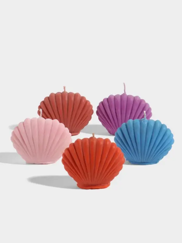 Свеча &laquo;Ракушка малая&raquo;, 9&times;4&times;7.5 см, соевый воск, МИКС