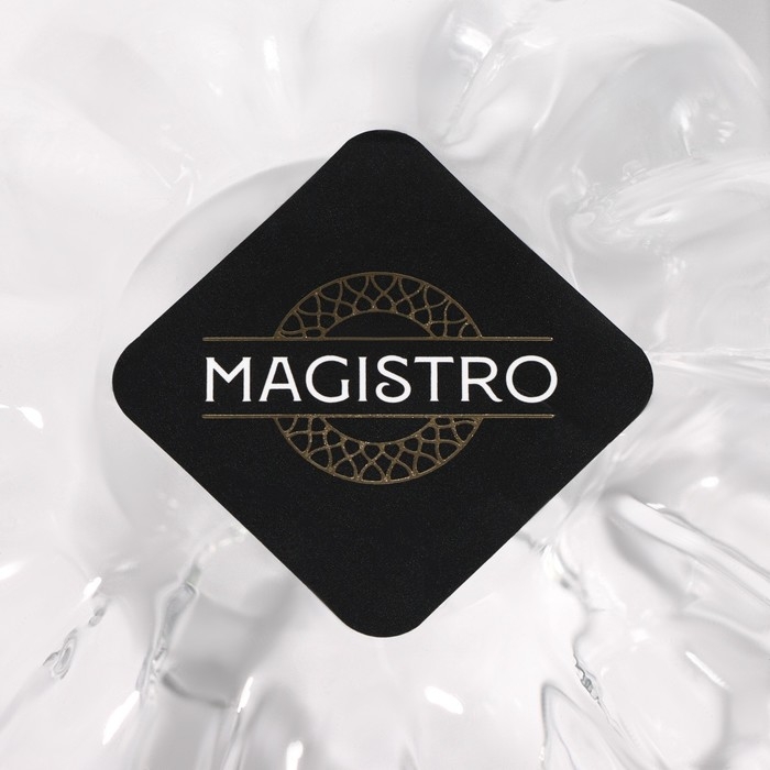 Бокал для коктейля стеклянный универсальный Magistro «Гранат», 250 мл, 10×10 см Бокал для коктейля стеклянный универсальный Magistro «Гранат», 250 мл, 10×10 см