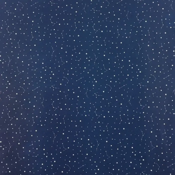 Бумага упаковочная двухсторонняя крафтовая &laquo;Космос&raquo;, 70 х 100 см