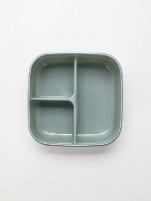 Ланч - бокс с секциями и ложкой «Коты», 17,8 х 17,8 х 7 см