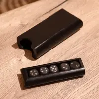Кубики игральные в шкатулке, 15&times;7&times;3.5 см, манговое дерево