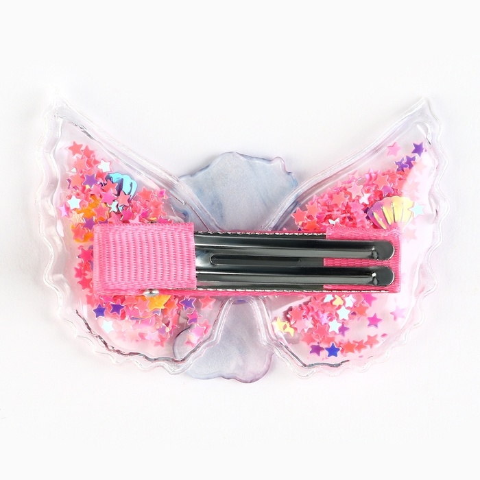 Заколка с шейкером новогодняя «Единорожек», на Новый год, 6 х 45 см Заколка с шейкером новогодняя «Единорожек», на Новый год, 6 х 45 см