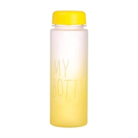 Бутылка для воды, напитков, спортивная, в школу, 500 мл, My bottle,19.5 х 6 см, желтая