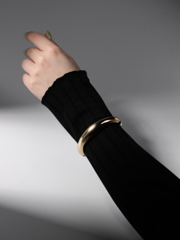 Браслет металл «Тренд» объёмный, цвет серебрено-золотой Браслет металл «Тренд» объёмный, цвет серебрено-золотой