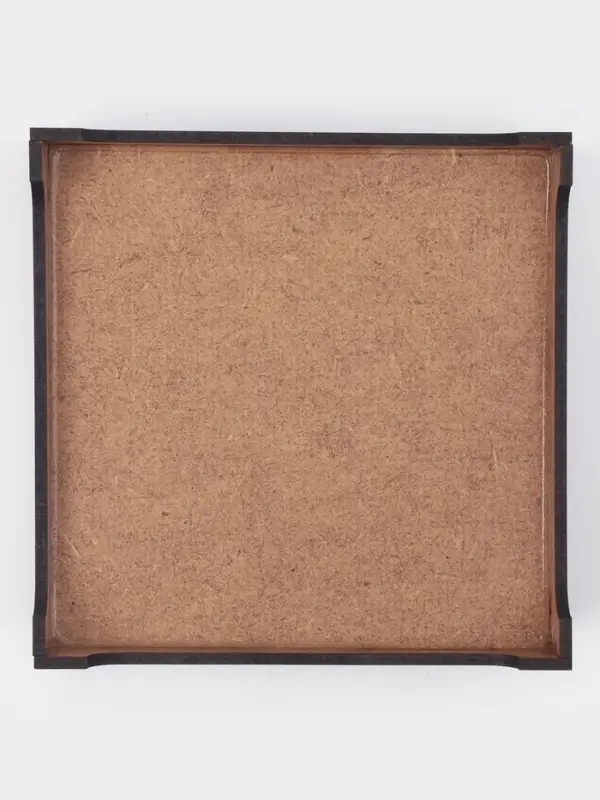 Салфетница деревянная Доляна &laquo;Орех&raquo;, 12.5&times;12.5 см, с салфетками, коричневая