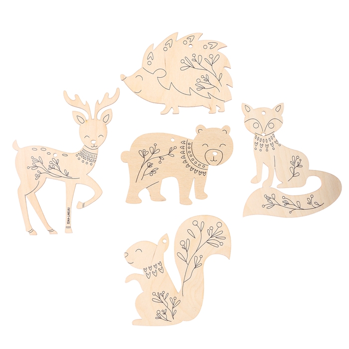 Заготовки для творчества «Зверята» Заготовки для творчества «Зверята»