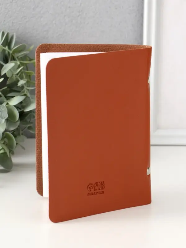 Фотоальбом из кожзама “ Счастливые моменты” коричневый, 12,5 х 17 см