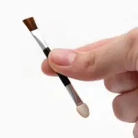 Набор аппликаторов для теней, с кистью, двусторонние, 5 шт., 7.5 см
