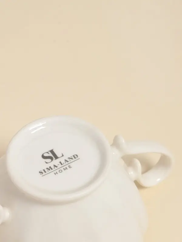 Сахарница SL Home &laquo;Аманде&raquo;, 350 мл, 17&times;11&times;12 см, фарфор, белая