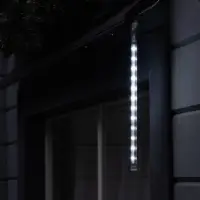 Гирлянда &laquo;Сосулька&raquo; тающая 0.3 м, IP44, прозрачная нить, 18 LED, 12 В, переливы, свечение белое