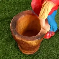 Фигурное кашпо "Бабка-Ежка" 53см