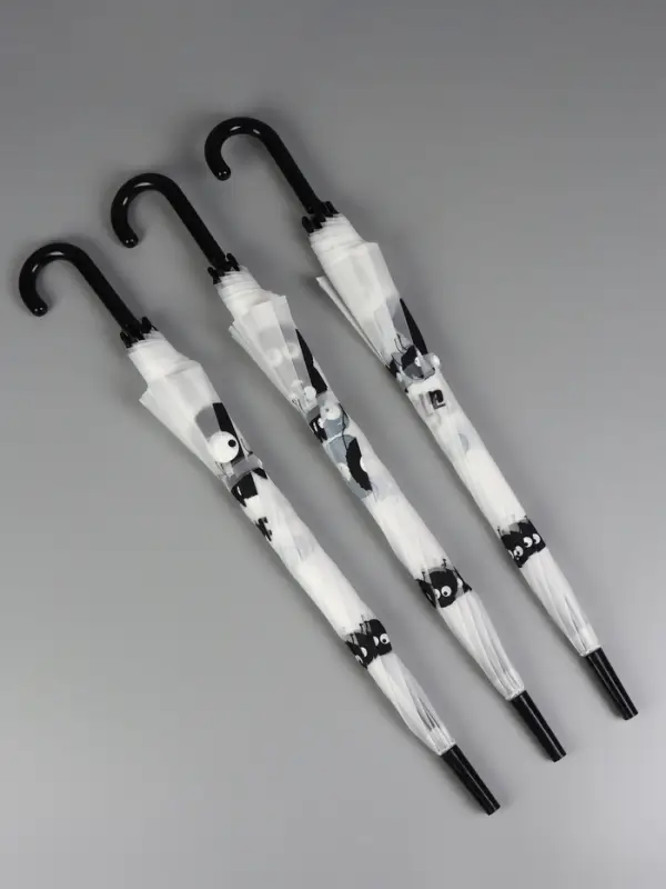 Зонт - трость детский &laquo;Букашки&raquo;, полуавтоматический, 8 спиц, R=47/54 см, d=94 см, МИКС