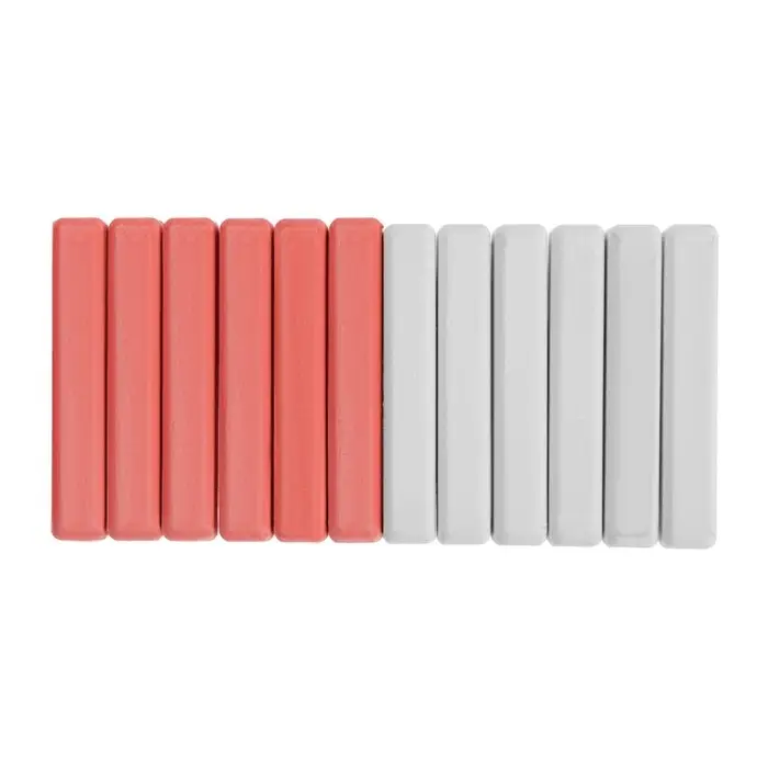 Мелки маркировочные ТУНДРА, белые и красные, 12 шт. Мелки маркировочные ТУНДРА, белые и красные, 12 шт.