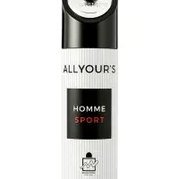 Дезодорант парфюмированный Milestone ALL YOUR'S HOMME SPORT мужской, 200 мл