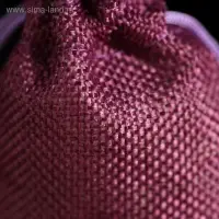 Мешочек подарочный из холщи, сиреневый, 7×9 см
