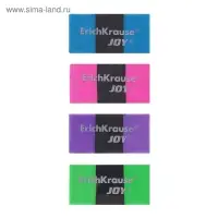 Ластик ErichKrause Joy Rainbow, мягкий, гипоаллергенный, микс