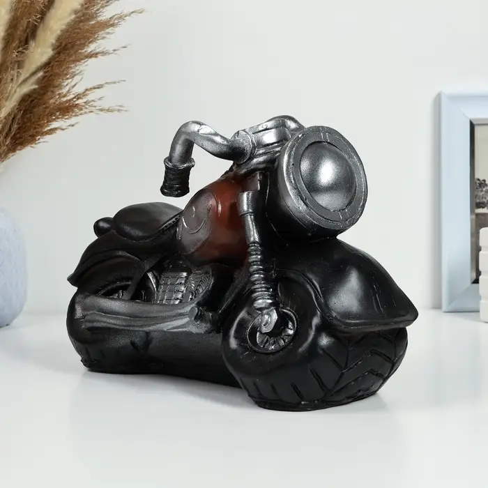 Копилка для денег &laquo;Мотоцикл&raquo;, полистоун, 34&times;13&times;20 см