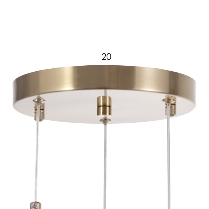 Светильник Светильник "Жаклин" 3х3Вт G4 Белый 30х30х180см