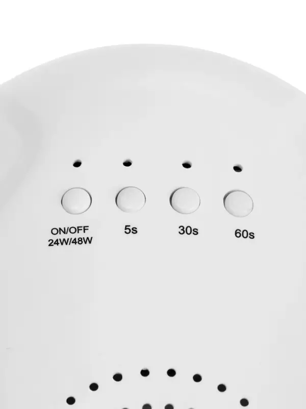 Лампа для маникюра Luazon LUF-17, UV/LED, 30 диодов, 48 Вт, таймер, USB, белая