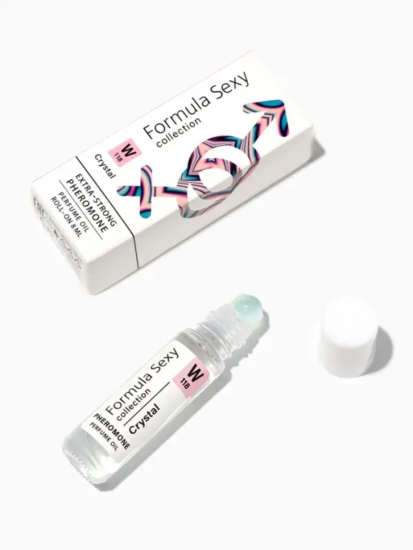 Парфюмерное масло женское с феромонами Formula Sexy Collection Crystal W118, 8 мл (по мотивам Bright Crystal (Versace)