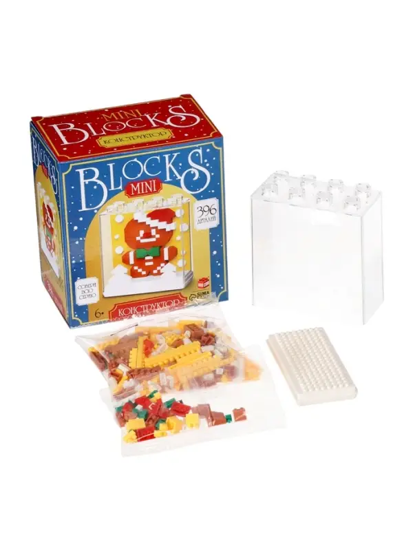 UNICON Конструктор UNICON Конструктор "Mini Blocks", 396 деталей, печенька